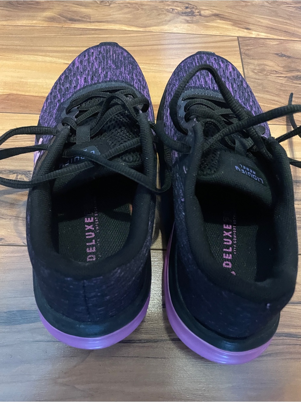 Under Armour liquify rebel Women's Black & Purple Running Shoes size 7.5 - Picture 2 of 7